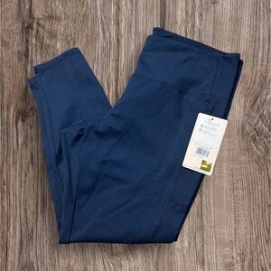 Women’s Danskin Dark Navy Brushed Pocket Leggings Size XL NWT